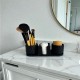 360 Derece Döner Hazneli Makyaj Organizeri - Fırçalık ve Disk Pamukluk Seti 360 Derece Döner Hazneli Makyaj Organizeri - Fırçalık ve Disk Pamukluk Seti