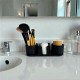 360 Derece Döner Hazneli Makyaj Organizeri - Fırçalık ve Disk Pamukluk Seti 360 Derece Döner Hazneli Makyaj Organizeri - Fırçalık ve Disk Pamukluk Seti