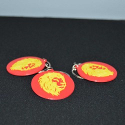 3D Aslan Armalı Çanta Süsü ve Anahtarlık