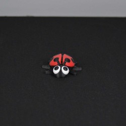 3D Hareketli Eklemli Uğur Böceği Küçük Dekoratif Figür ve Süs