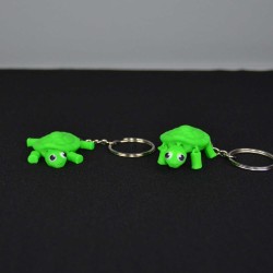 3D Hareketli Tosbağa Kaplumbağa Anahtarlık