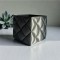 Dekoratif Kapitone Desenli Yastık Görünümlü Kare Saksı