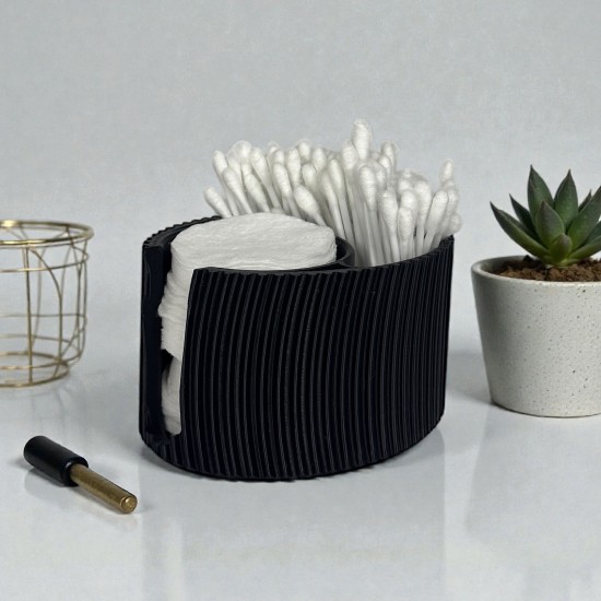 İkili Modern Pamukluk ve Kulak Çöpü Organizeri