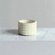 Modern Örgü ve Halat Desenli Mini Tealight Mumluk